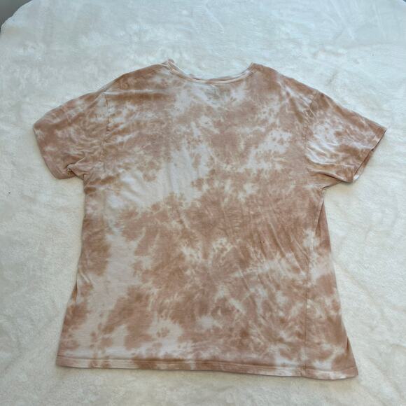 AC/DC Women's Pink Tie Dye Highway To Hell T-Shirt Size Large Rock Band - Picture 5 of 11